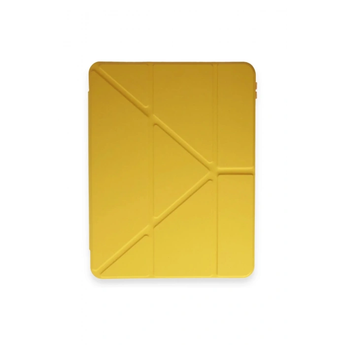 iPad Pro 11 (2018) Kılıf Kalemlikli Mars Tablet Kılıfı - Açık Sarı