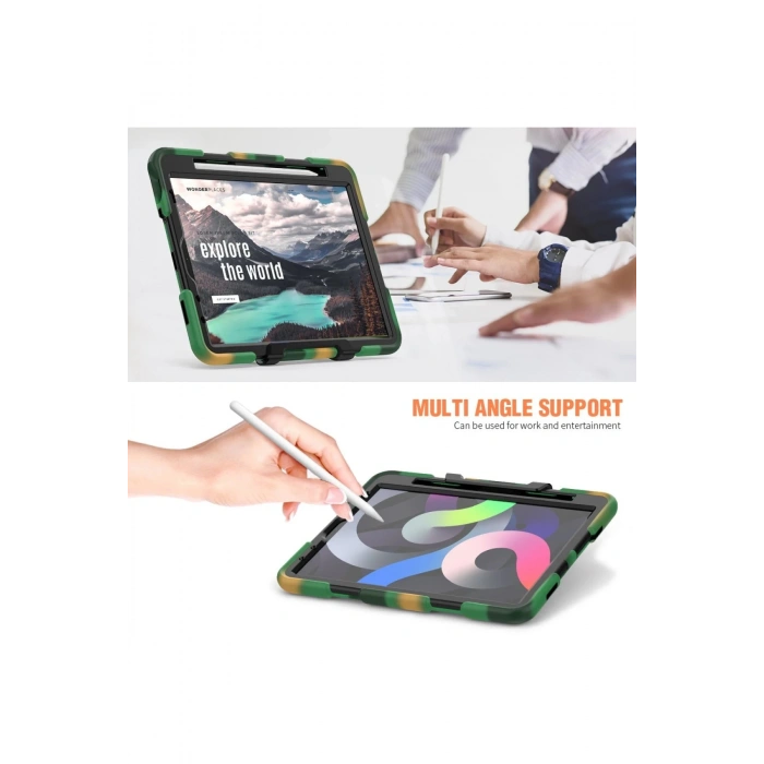 iPad Pro 11 (2020) Kılıf Griffin Tablet Kapak - Kamuflaj