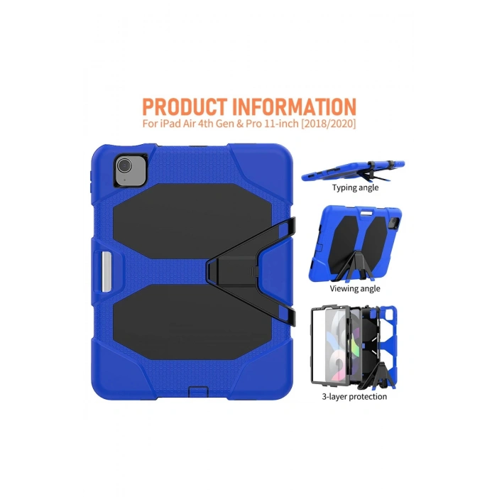 iPad Pro 11 (2020) Kılıf Griffin Tablet Kapak - Mavi