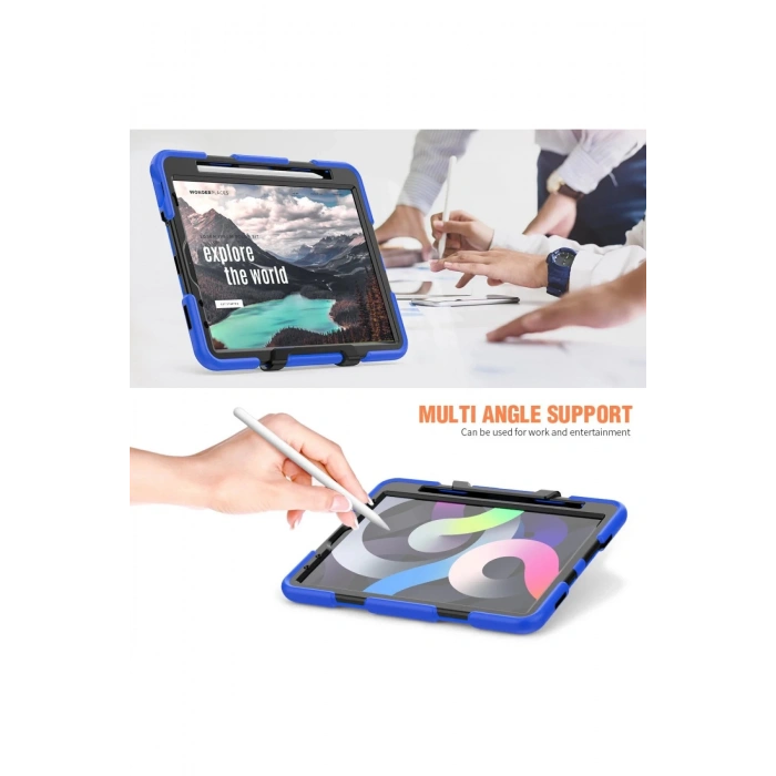 iPad Pro 11 (2020) Kılıf Griffin Tablet Kapak - Mavi