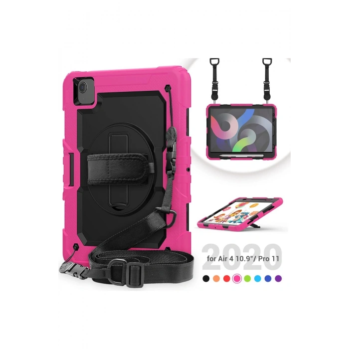 iPad Pro 11 (2020) Kılıf Pars Tablet Kapak - Pembe