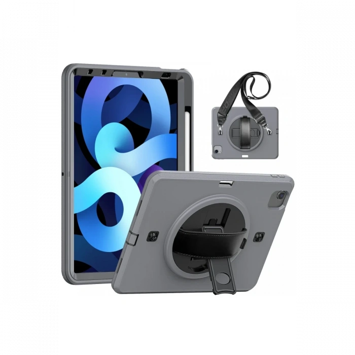 iPad Pro 11 (2020) Kılıf Strap-C Otterbox Tablet Kapak - Gri