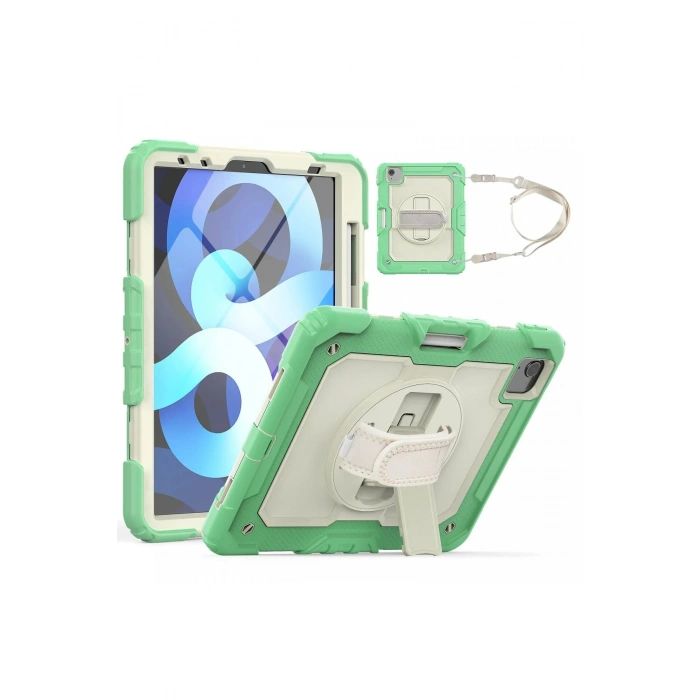 iPad Pro 11 (2020) Kılıf Strap New Tablet Kapak - Yeşil