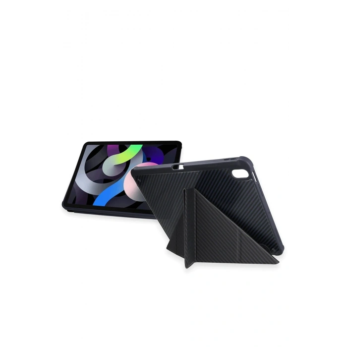 iPad Pro 11 (2024) Kılıf Color Karbon Tablet Kılıfı - Siyah