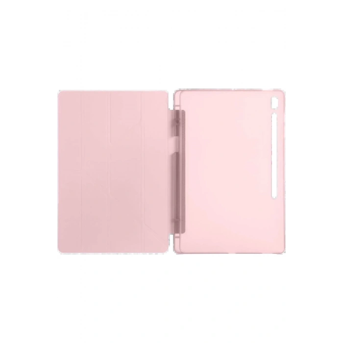 iPad Pro 11 (2024) Kılıf Kalemlikli Hugo Tablet Kılıfı - Rose Gold