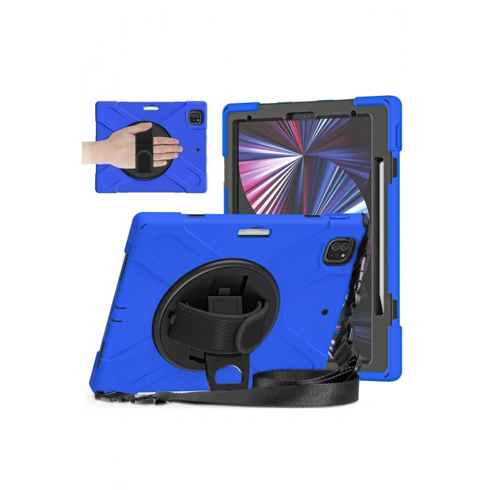 iPad Pro 12.9 (2020) Kılıf Amazing Tablet Kapak - Mavi