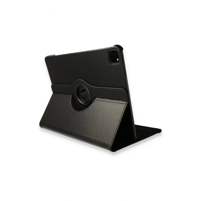iPad Pro 12.9 (2021) Kılıf 360 Tablet Deri Kılıf - Siyah