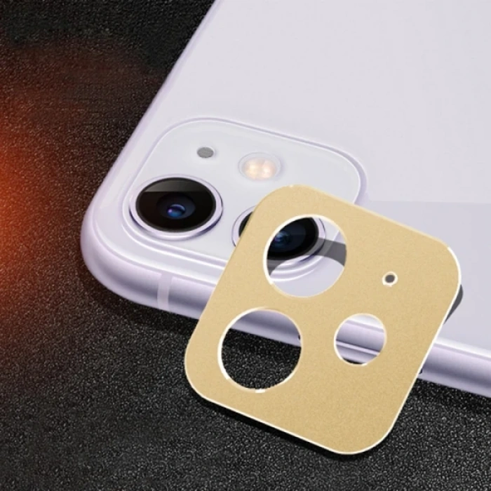 İphone 11 6.1 3d Metal Kamera Koruyucu Metal Lens