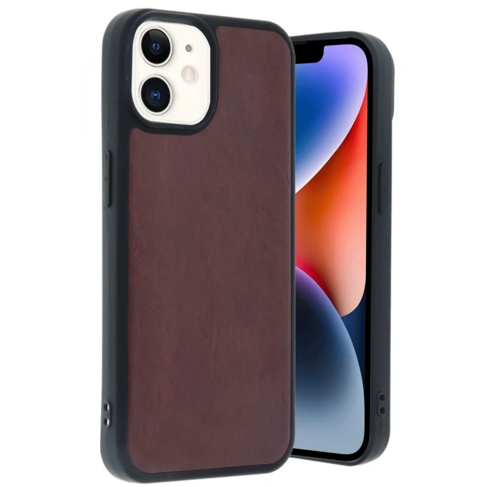 iPhone 11 Kılıf Aras Deri Kapak - Bordo