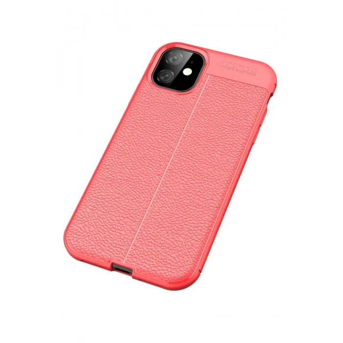 iPhone 11 Kılıf Auto Focus Kapak - Kırmızı