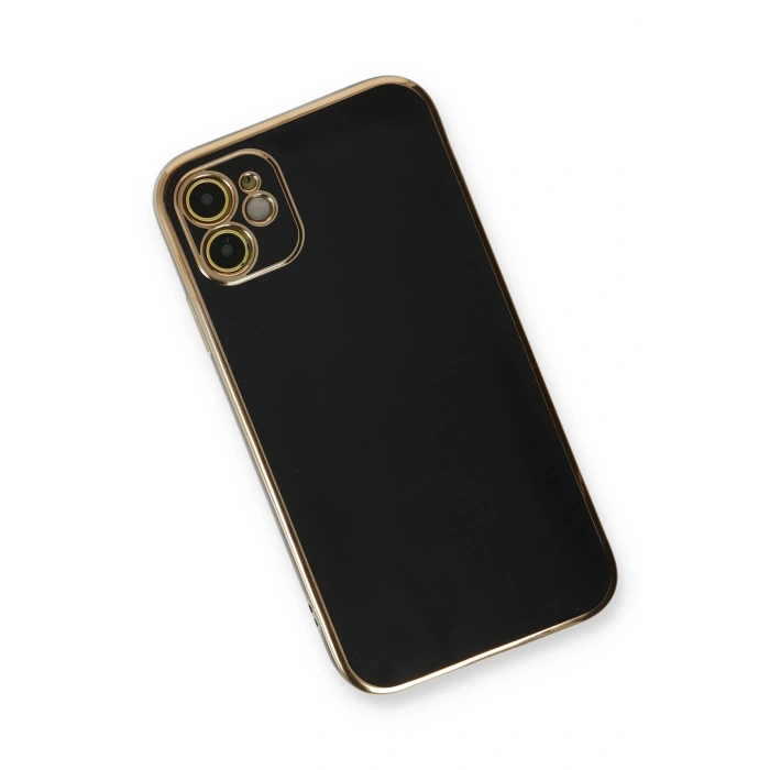 iPhone 11 Kılıf Volet Silikon - Siyah