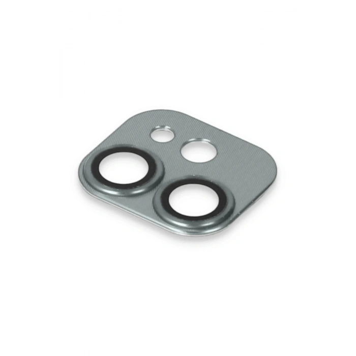 iPhone 11 Pers Alüminyum Kamera Lens - Yeşil