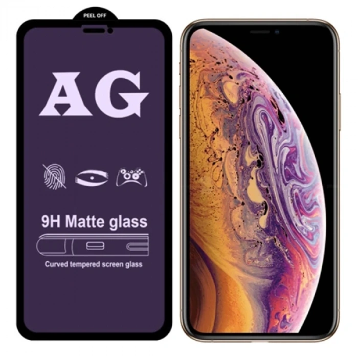 İphone 11 Pro  Anti Blue Light 3d Full Cam Ekran Koruyucu-(5775)