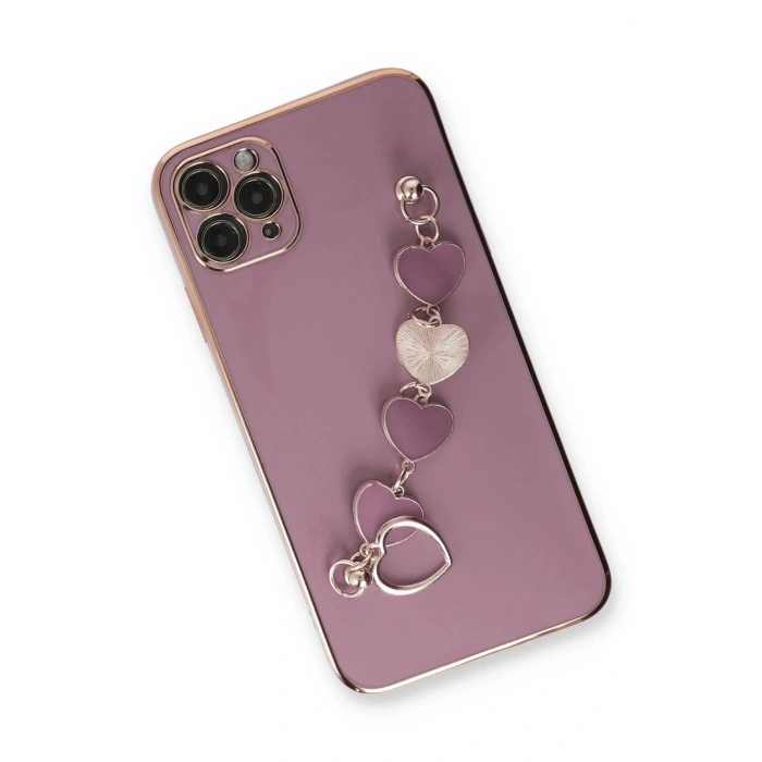 iPhone 11 Pro Kılıf Esila Silikon - Mor