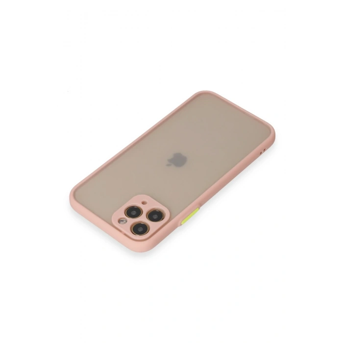 iPhone 11 Pro Kılıf Montreal Silikon Kapak - Pembe