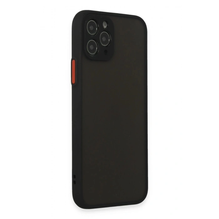 iPhone 11 Pro Kılıf Montreal Silikon Kapak - Siyah