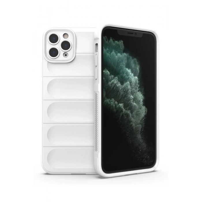 iPhone 11 Pro Kılıf Optimum Silikon - Krem