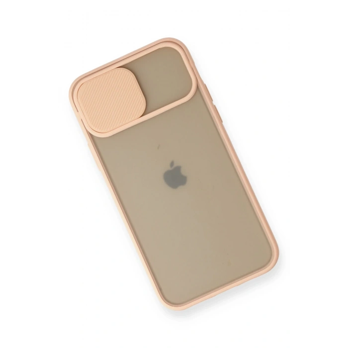 iPhone 11 Pro Kılıf Palm Buzlu Kamera Sürgülü Silikon - Pembe