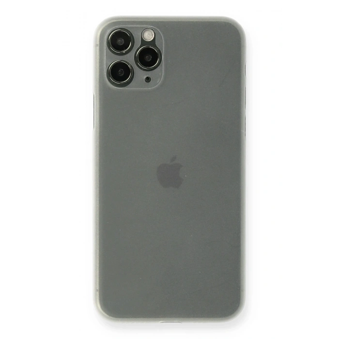iPhone 11 Pro Kılıf PP Ultra İnce Kapak - Beyaz