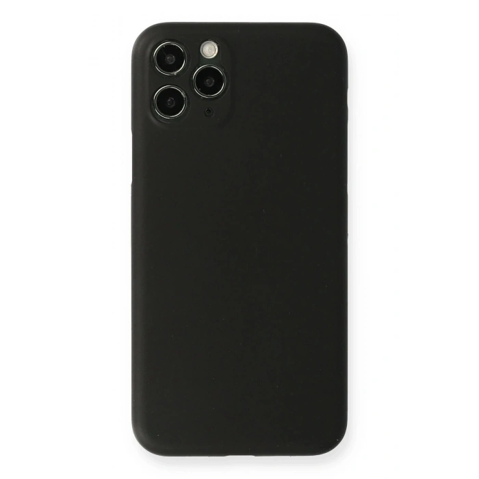 iPhone 11 Pro Kılıf PP Ultra İnce Kapak - Siyah
