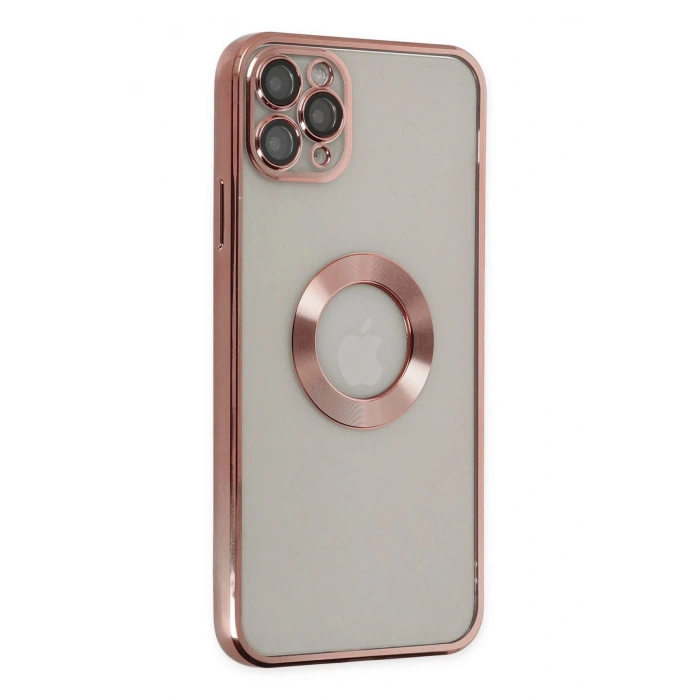 iPhone 11 Pro Kılıf Slot Silikon - Rose Gold