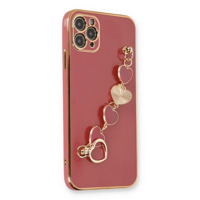 iPhone 11 Pro Max Kılıf Esila Silikon - Kırmızı