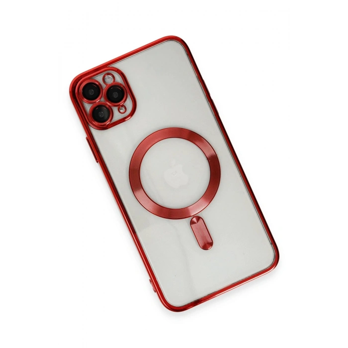 iPhone 11 Pro Max Kılıf Kross Magneticsafe Kapak - Kırmızı