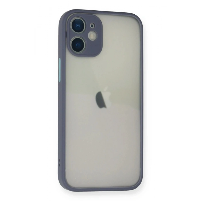 iPhone 11 Pro Max Kılıf Montreal Silikon Kapak - Gri