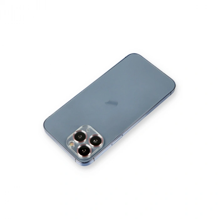 iPhone 11 Pro Max Metal Kamera Lens Koruma Cam - Mor