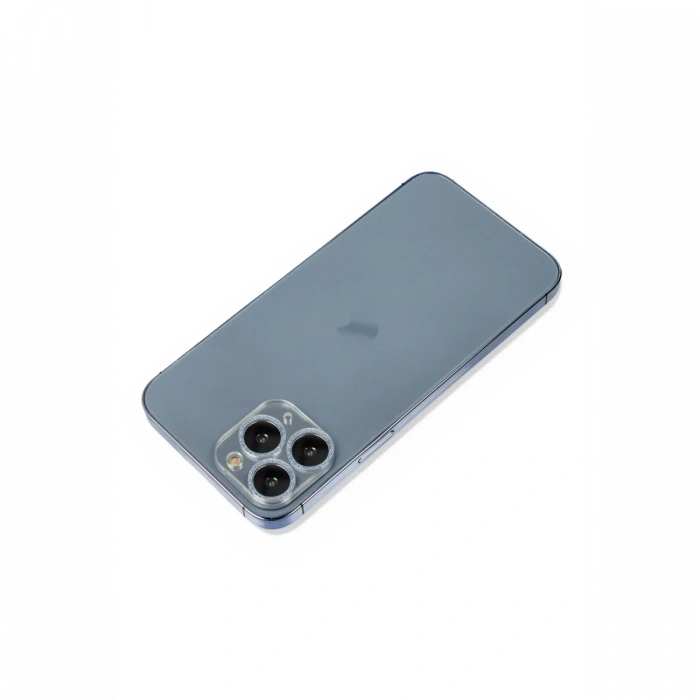 iPhone 11 Pro Shine Kamera Lens Koruma Cam - Sierra Blue