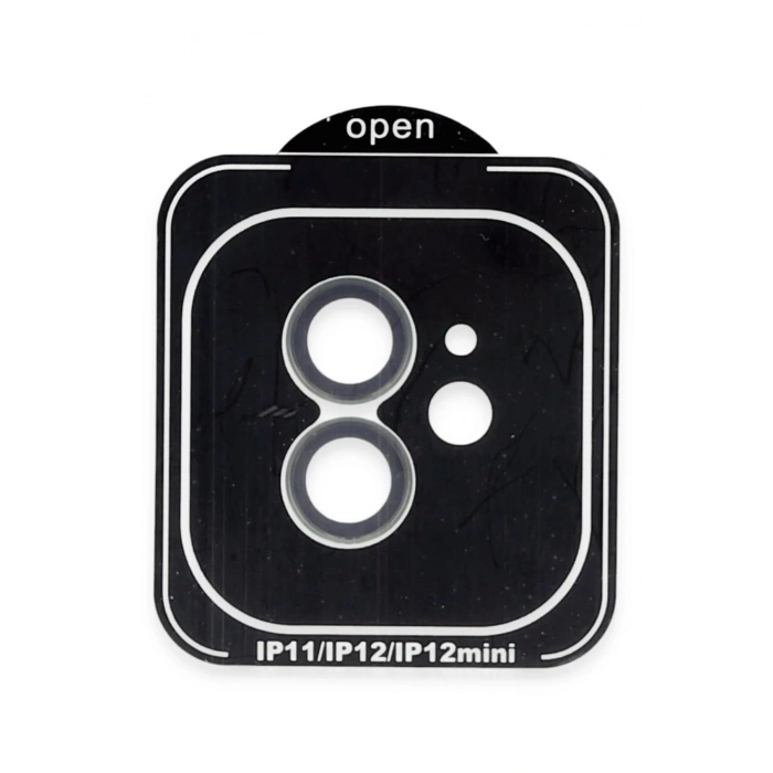 iPhone 11 PVD Metal Kamera Lens - Yeşil