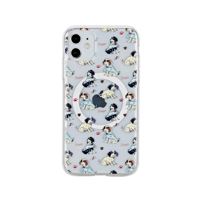 iPhone 11 Tanya Magsafe Kapak - Desen 3