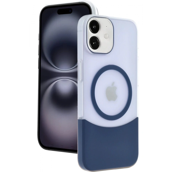 iPhone 11 Velar Magsafe Kapak - Lacivert