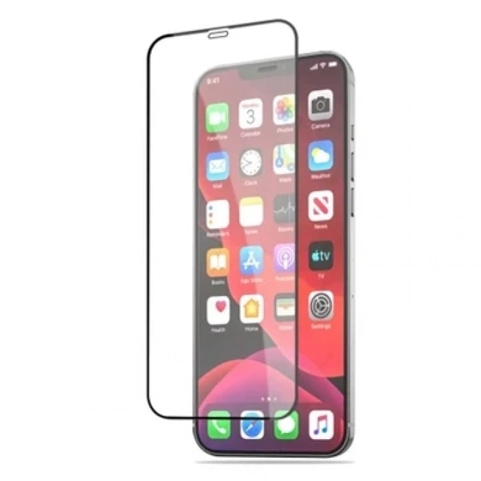 İphone 12/ 12 Pro 6.1 Full Glue Tempered Cam Ekran Koruyucu Full Kaplama