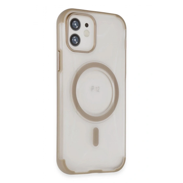 iPhone 12 Hilton Magsafe Kapak - Gold