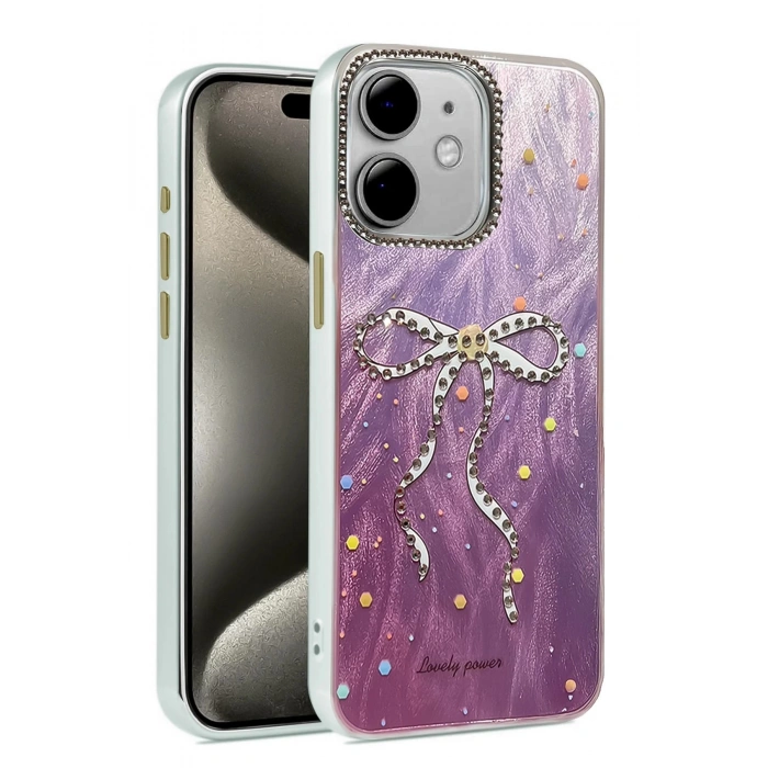 iPhone 12 Kılıf Blade Aynalı Desenli Kapak - Desen 1