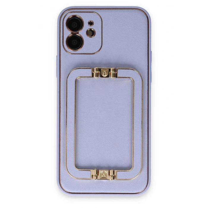 iPhone 12 Kılıf Coco Elit Kapak - Lila