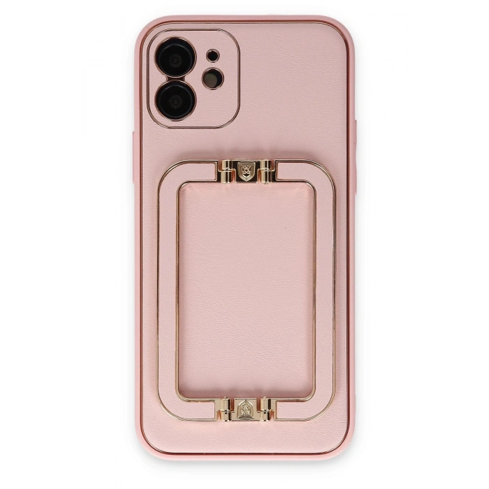 iPhone 12 Kılıf Coco Elit Kapak - Pembe