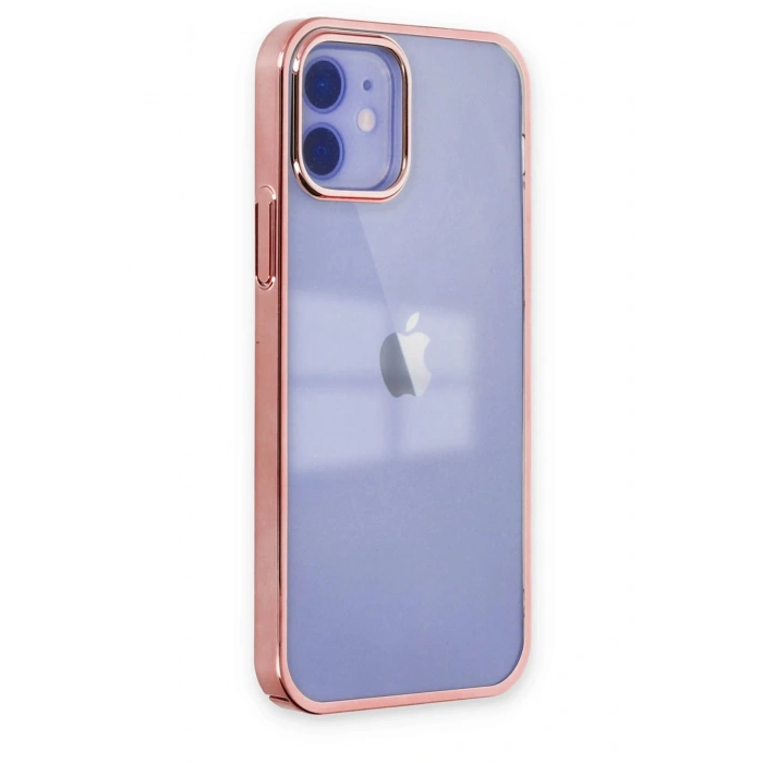 iPhone 12 Kılıf Element Silikon - Pembe