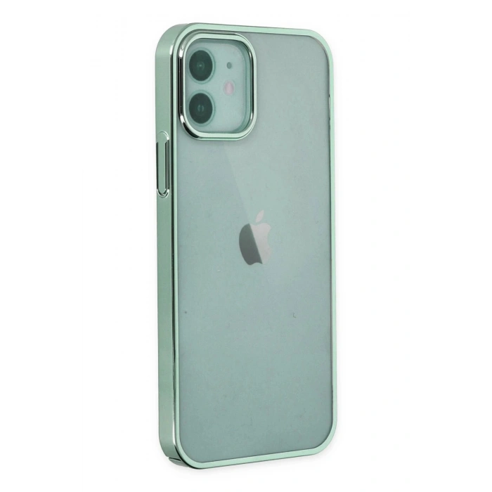 iPhone 12 Kılıf Element Silikon - Yeşil