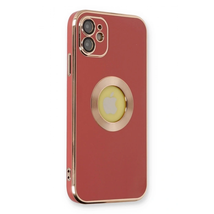 iPhone 12 Kılıf Store Silikon - Kırmızı