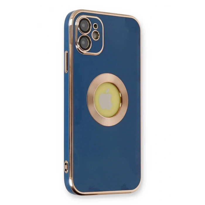iPhone 12 Kılıf Store Silikon - Mavi