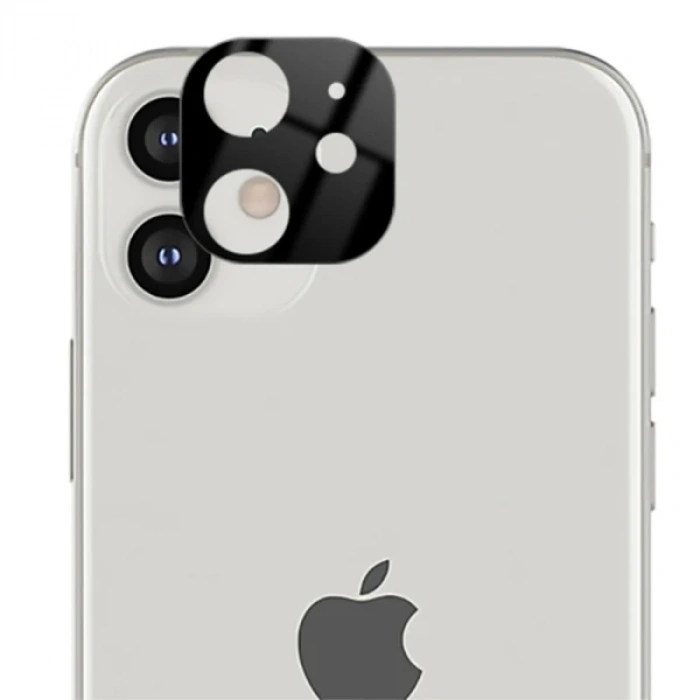 İphone 12 Mini 3d Full Kaplama Tempered Cam Kamera Koruyucu