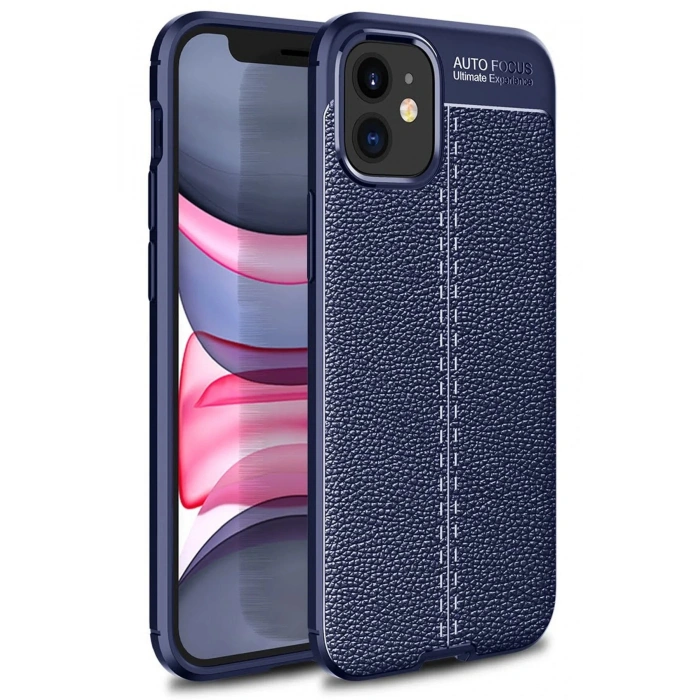 iPhone 12 Mini Kılıf Auto Focus Kapak - Lacivert
