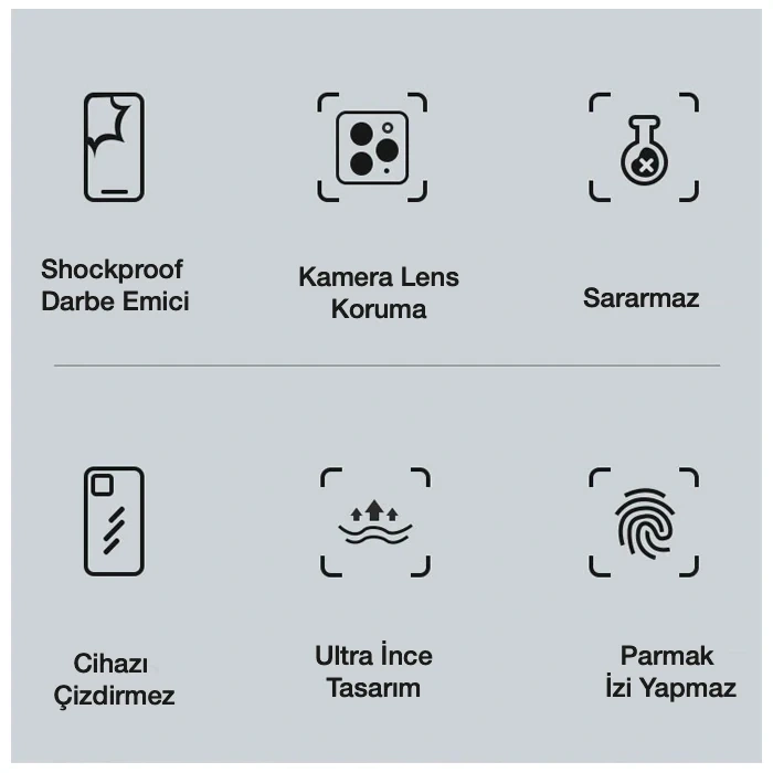 İphone 12 Pro 6.1inç Gold Çerçeve Kamera Korumalı Bumper Kılıf