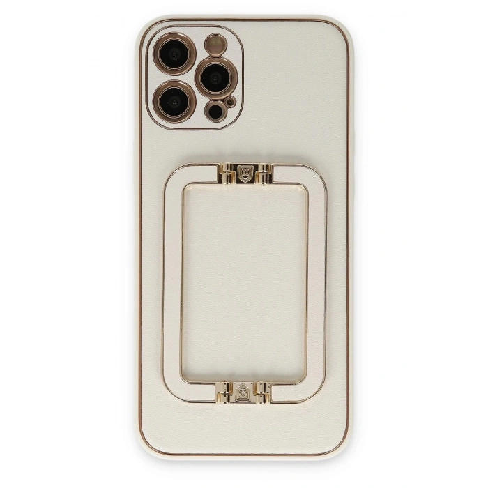 iPhone 12 Pro Kılıf Coco Elit Kapak - Beyaz