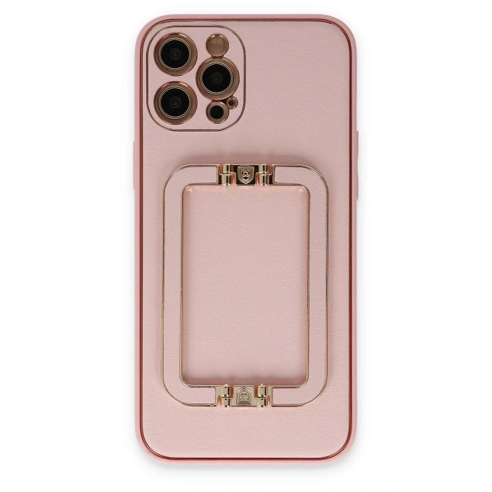 iPhone 12 Pro Kılıf Coco Elit Kapak - Pembe