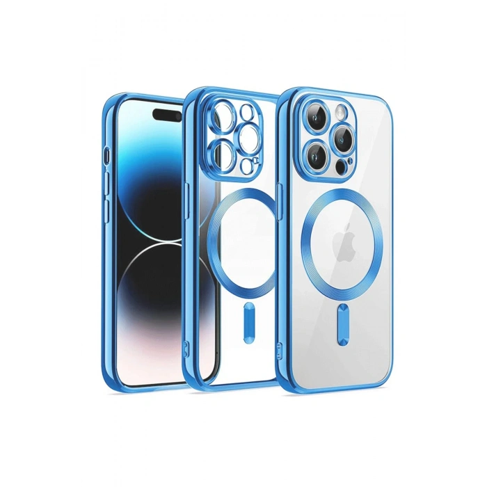 iPhone 12 Pro Kılıf Kross Magneticsafe Kapak - Sierra Blue