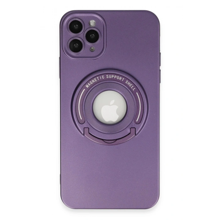 iPhone 12 Pro Kılıf Lukka Magneticsafe Kapak - Derin Mor