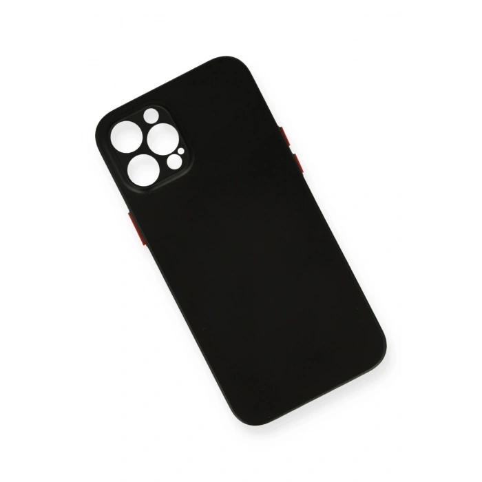 iPhone 12 Pro Kılıf PP Ultra İnce Kapak - Siyah